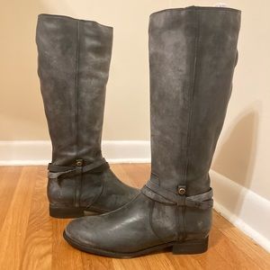 Frye Melissa Belted Tall boot- black